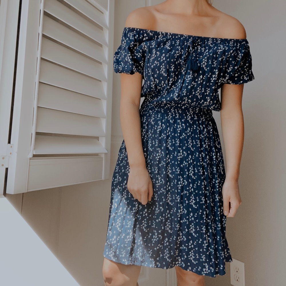 Navy blue dress
